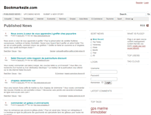 Tablet Screenshot of bookmarkezle.com